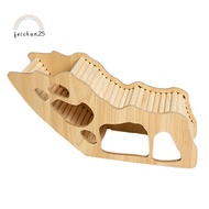 feichanWashable Hamster Hidden Wooden Hamster House Small Pet Castle with Rock Climb Ladder Dwarf Mo