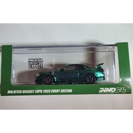 Inno64 Mdx exclusive Nissan GTR R34 Chase car Malaysia Diecast Expo 2023