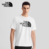 北面（The North Face） TheNorthFac北面男士纯棉LOGO圆领短袖T恤7WCI FN4白色 L码175/100A