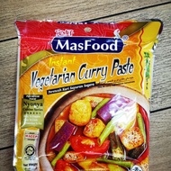 MASFOOD INSTANT VEGETARIAN CURRY PASTE/PERENCAH KARI SAYURAN SEGERA 200G
