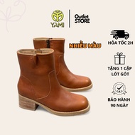 Women's Low Cut Boots Size 39 39.5, Women's Ankle Boots Chunky Square Toe Square Heel with Zip Lock,