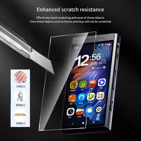 Premium Scratch-Proof Protective Tempered Glass LCD Screen Protector Film for HiBy Digital M300