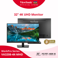 Viewsonic Monitor VA3208 4K MHD / 32"/ Full HD / IPS / 60 Hz / 4 ms (จอมอนิเตอร์)
