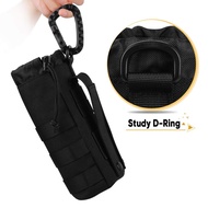 LUC Travel Molle Water Bottle Bag Drawstring H2O Molle Water Bottle Holder Bag Mesh Water Bag