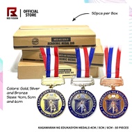 Kagawaran Ng Edukasyon Medals 4cm/5cm/6cm-50 Pieces