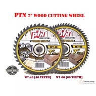 PTN 7" WOOD CUTTING WHEEL ( W7-40 )
