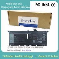 7.6V DXGH8 Original Laptop Battery for Dell XPS 13 9370 0H754V Inspiron 5390 5391 7191 7490 P82G P11