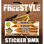 BMX BIKE STICKER VARIATIONS BMX BIKE STICKER DECAL VARIATIONS FREESTYLE BMX/ 03 ORANGE