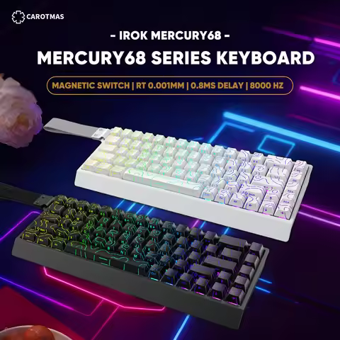 IROK Carotmas Mercury68 Mercury 68 Mercury68 Pro Mercury68 Max RT 0.001mm 8K Gamer Wired Gaming Magn
