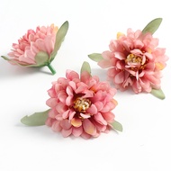 1pc 6.5cm Peony Rose Artificial Flower Head for Home Wedding Cake Garden Decoration DIY Bride Wreath