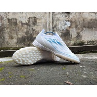 F50 Elite Turf Futsal Shoes - White Pearl Met White