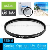 Kenko Uv Filter 58mm For Fujifilm Xa3 Xa5 Xa10 Xt20 &amp; Universal Dslr Mirrorless With Discount Lens Kit