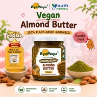 AyoMayo Genmaicha Almond Butter - Low Sugar | Vegan (180g)
