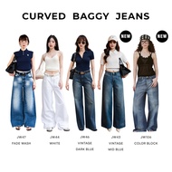Wara curved BAGGY jeans-10 colors
