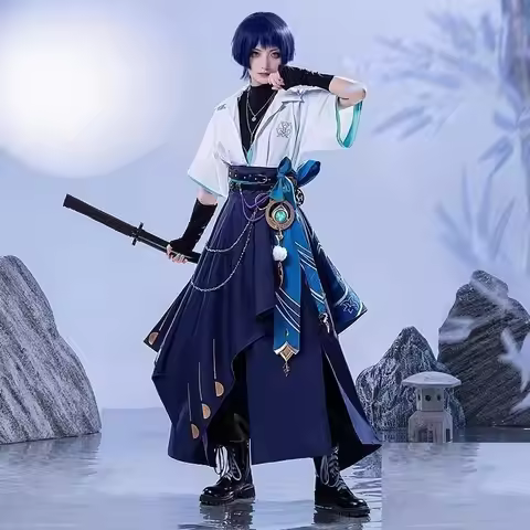 Halloween Wanderer Costumes Game Genshin Impact Wanderer Clothes Cosplay Costume Anime Costume Outfi