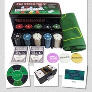 <長期有貨>德州撲克套裝 POKER SET (可加配 POKER 專用桌墊 / 自動洗牌機)