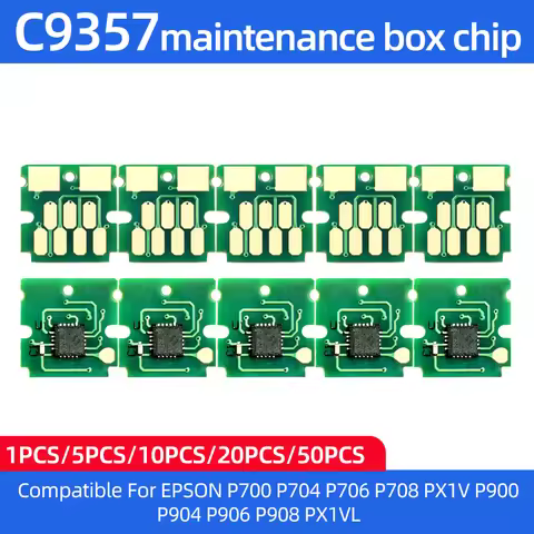 C9357/SCMB1 Waste Ink Maintenance Box Chip Compatible for EPSON SC P700 P704 P706 P708 PX1V P900 P90
