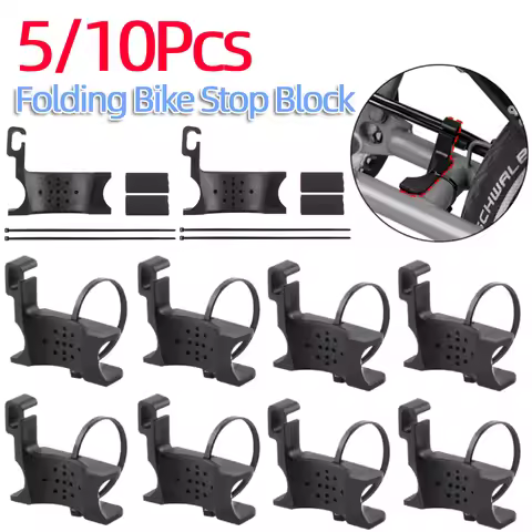 5/10Pcs Folding Bike Stop Block Prevents Transit Loosening Bike Frame Protection Stabiliser Compatib