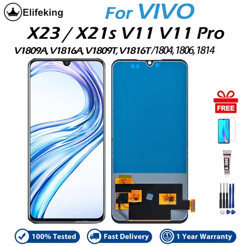 6.41'' For VIVO V11 V11 Pro X21s LCD Display Touch Screen For Vivo X23 V1809A 1804 1806 1814 New Dig