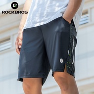 ROCKBROS Running Shorts Uni Clothing Exercise Gym Shorts Spandex Jogging Fitness Breathable Cycling Outdoor Sports Equipment