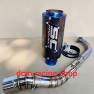 WL552 SC PROJECT CARBON END racingknalpot Yamaha n full systembiru Original