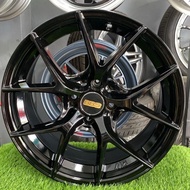 F1R 16 Inch 7JJ 4H100MM ET35 Glossy Black