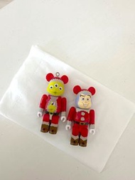 Christmas toy story bearbrick 100% 三眼仔/巴斯光年