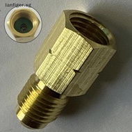 LL 1 Piece 1/4" Female To 1/4" Male Reverse Thread R32 R454B Refrigerant Brass Adapter Fitting For R