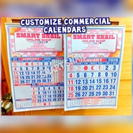 Personalized COMMERCIAL CALENDAR 2026 8.5 x13 (Long) Bulk Orders