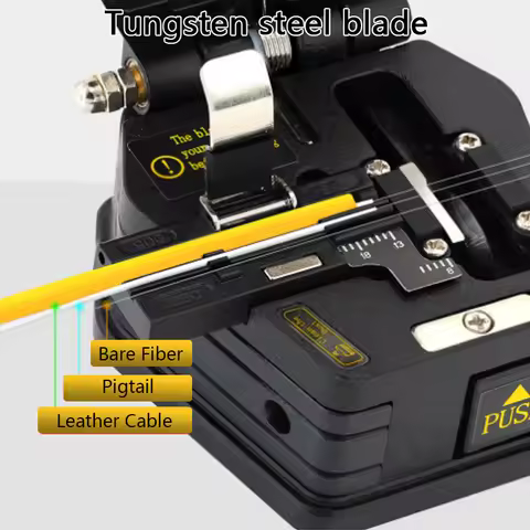 OPTFOCUS Fiber Cleaver FTTH Fiber Tool High PrecisionSKL-6C 48000 Times Optic Fiber Cleaver 0.9 2.0 