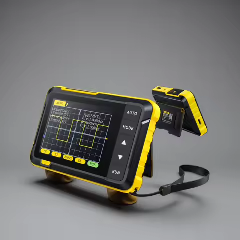 FNIRSI Professional NEW DSO152 Handheld Digital Oscilloscope: 2.5MSa/s Sampling, 200KHz Bandwidth, 8