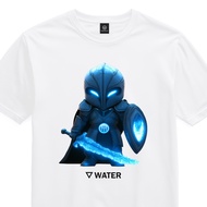 HYPETHENTIC White T-shirt - Water Knight Element