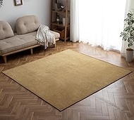 Ikehiko #1281260291303 Chenille Rug, Carpet, Approx. 70.9 x 94.5 inches (180 x 240 cm), Yellow, Nort