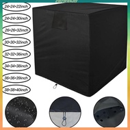 [Chiwanji1] Air Conditioner Cover Outdoor, Outside Unit Cover Blk Dust Water Cover Outdoor