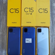 Realme C15 4/128 FULLSET LENGKAP EX RESMI MULUS SECOND BEKAS