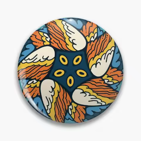 Aroace Angel Soft Button Pin Badge Collar Brooch Gift Clothes Cartoon Cute Funny Hat Jewelry Lover W
