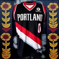เสื้อบาส เสื้อบาสเกตบอล NBA Portland Trail Blazers เสื้อทีม พอร์ตแลนด์ เทรลเบลเซอร์ส #BK0074 รุ่น Icon Damian Lillard#0 ไซส์ S-5XL