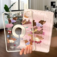 ZOYU | เคส iPad Air 6 ขนาด 11 นิ้ว ใส สามารถหมุนได้และถอดออกได้