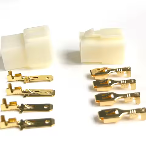 5Set 6.3mm 2/3/4/6/8Pin DJ7021-6.3 Automotive Electrical Connector Cable Terminal Plug Kits Motorcyc