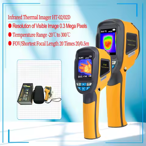 HT-02D HT-02 Handheld Thermal Camera Thermal Imager IR Infrared Thermometer Temperature Thermal Imag