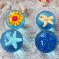 Children Solid Rubber Large Color Ocean Series Bouncy Ball Toddler Bounce Bounce Ball Bounce Ball To