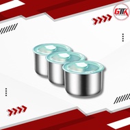 ROUND Stainless steel tray with flexible lid for food preservation 304 stainless steel with lid t1.5