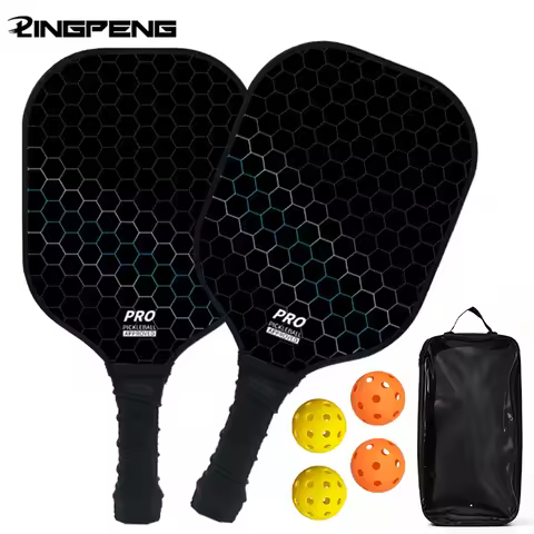 Pickleball Paddles Set Lightweight Racquets Set Indoor and Outdoor Exercise For All Ages Sports Beac