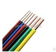 5meters Single Line/single Core / Bv1 Mm2 Square Red /wire/solid Coper