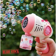 Bubble Gun With Light 10 Holes Bubble Gun Toy for Kids