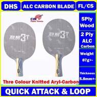 DHS power G 3T PG3T New Three Colour knitted Aryl-carbon table tennis racket ping pong game not have