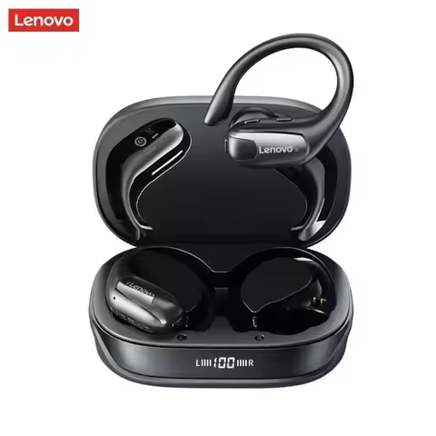 Lenovo EA305 Wireless Bluetooth 5.4 Earphones, Hi-Fi Stereo Sound, Waterproof, Comfort Fit Earbuds w