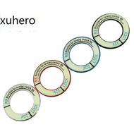 D2.5cm/4cm 3D Glow Aluminium Key Ring Car Sticker Motorcycle Decal Luminous Ignition Switch Cover Un