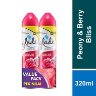 Glade Aerosol Peony & Berry Bliss Twinpack 320ml x 2s