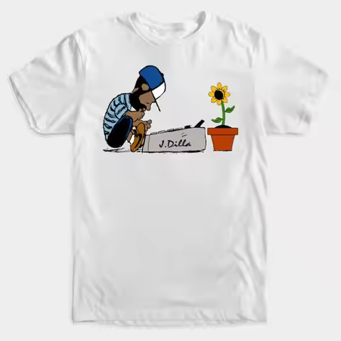 J Dilla Jay Dee Donuts Slum Village Cartoon Classic T Shirt